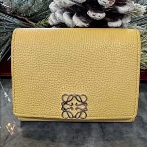 LOEWE!!!  soft tan yellow Leather Wallet